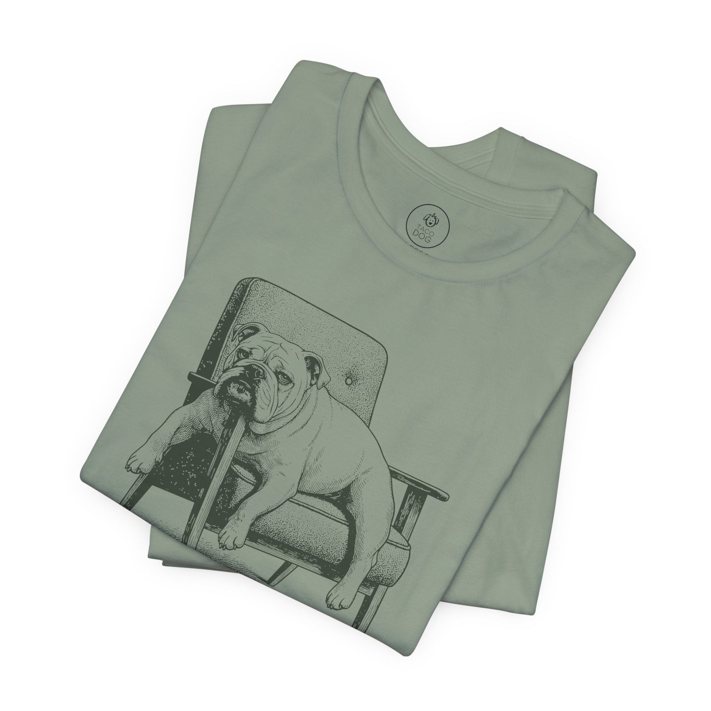 English Bulldog Occupied T-Shirt Taco-Dog
