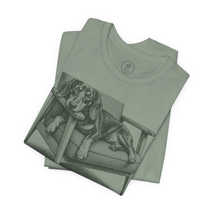 Dachshund Occupied T-Shirt Taco-Dog