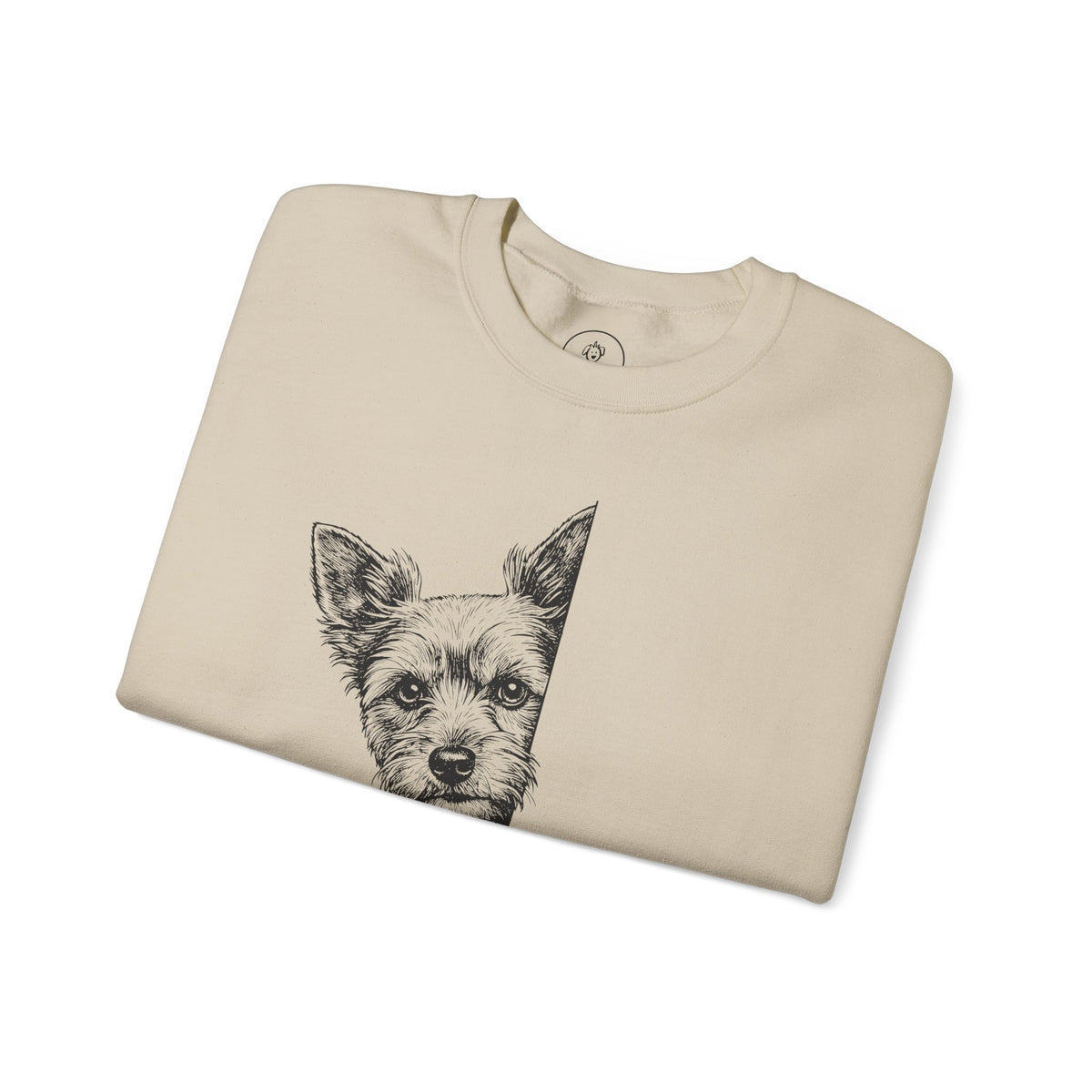 Yorkshire Terrier Yorkie Peeking Sweatshirt Taco-Dog