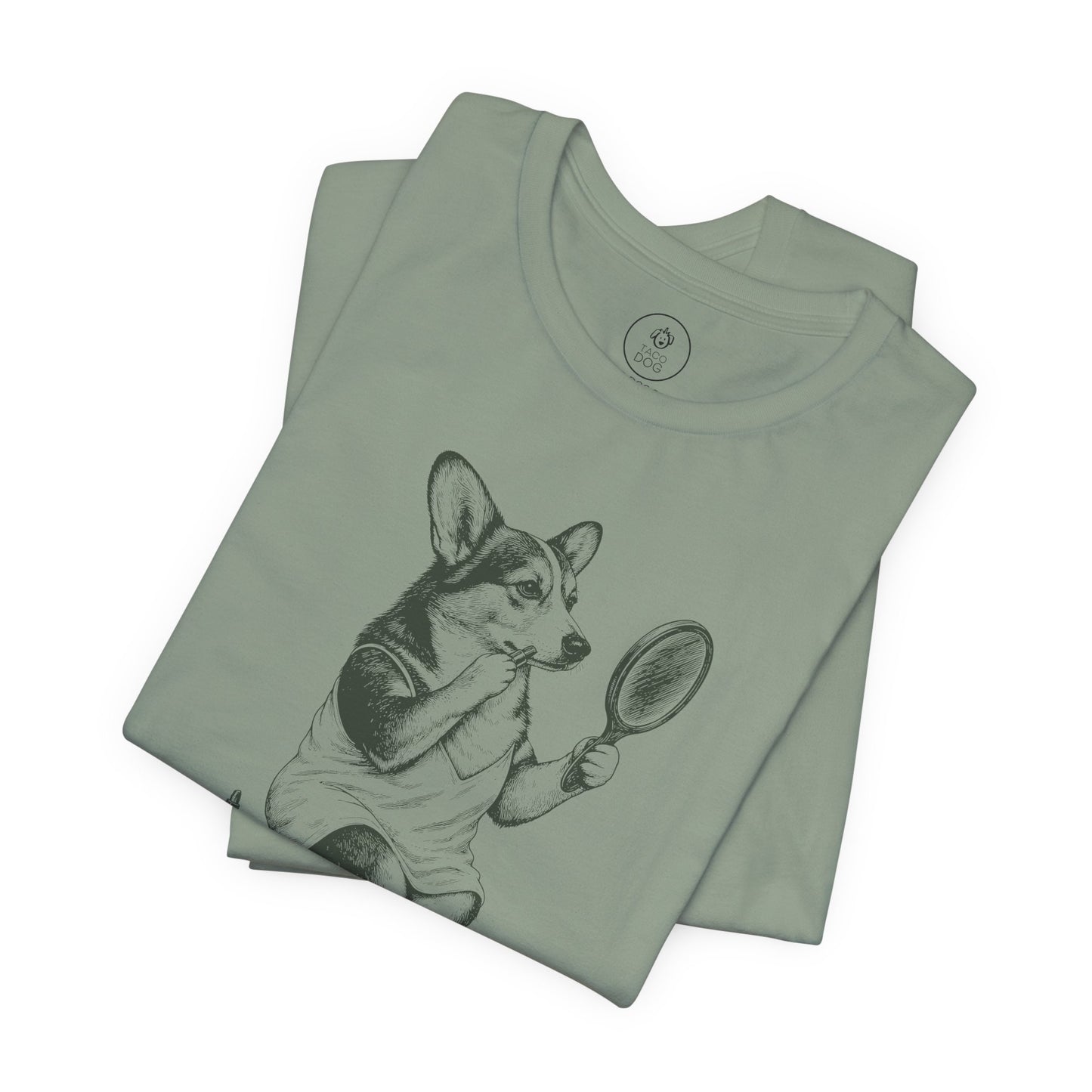 Corgi Makeup T-Shirt