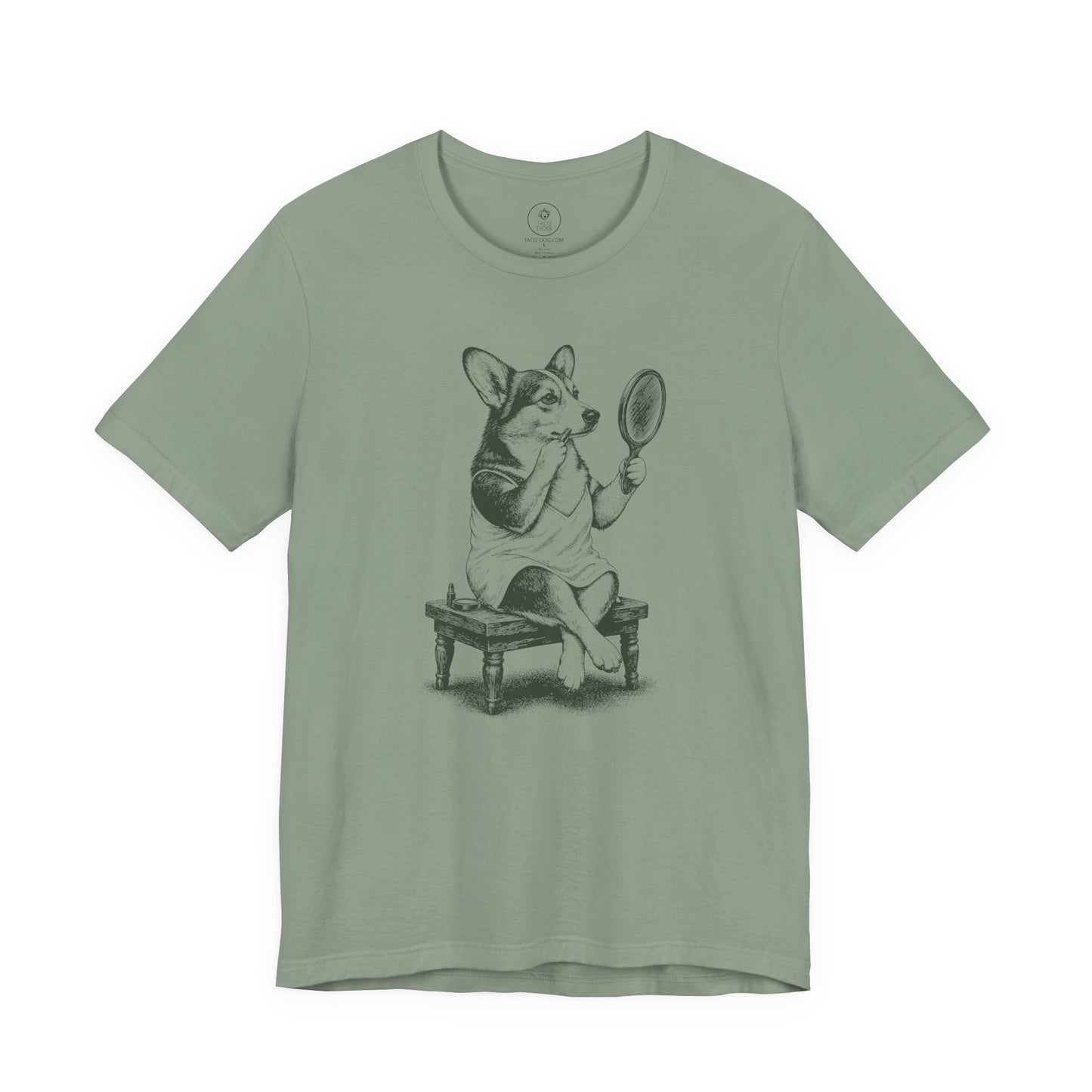 Corgi Makeup T-Shirt
