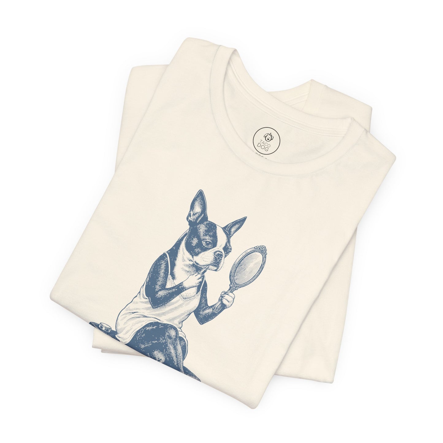 Boston Terrier Makeup T-Shirt