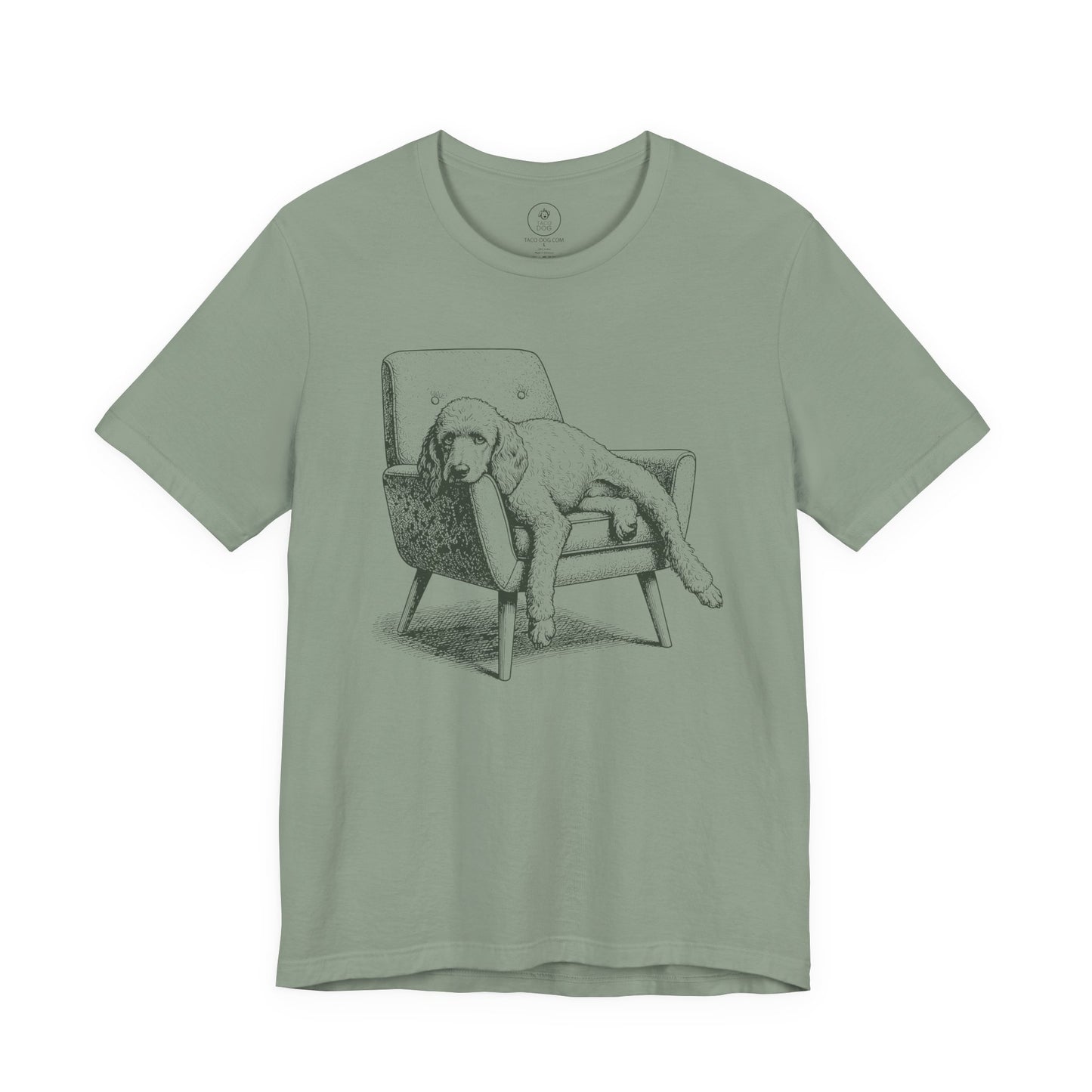 Poodle Occupied T-Shirt Sage Taco-Dog