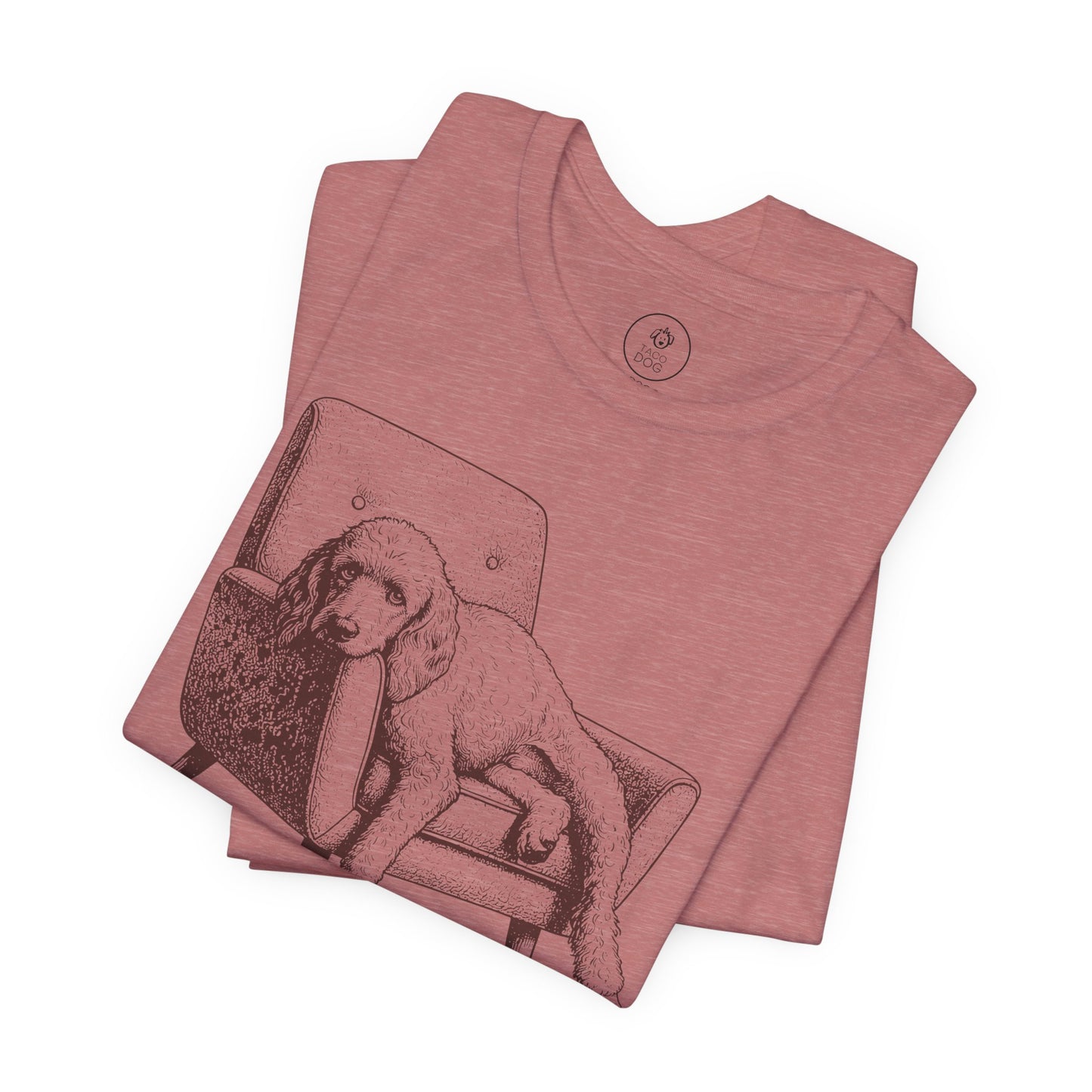Poodle Occupied T-Shirt Taco-Dog