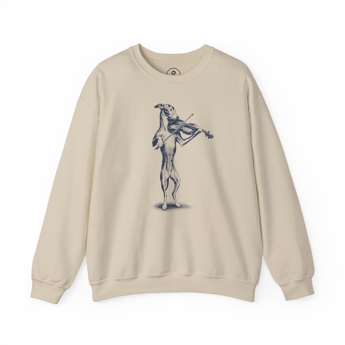 Italian Greyhound Whippet Violin Sweatshirt Sand Taco-Dog