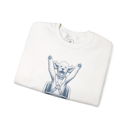 Poodle Roller Coaster Sweatshirt Taco-Dog