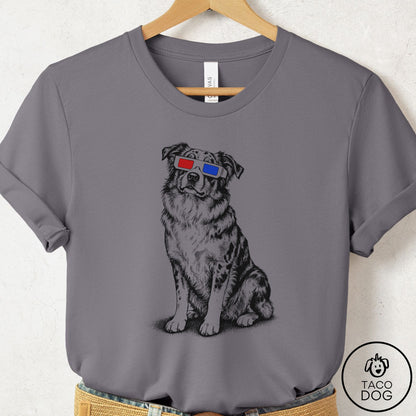 Australian Shepherd Aussie 3d T-Shirt Storm Taco-Dog