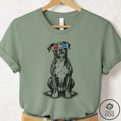 Boxer 3d T-Shirt Sage Taco-Dog
