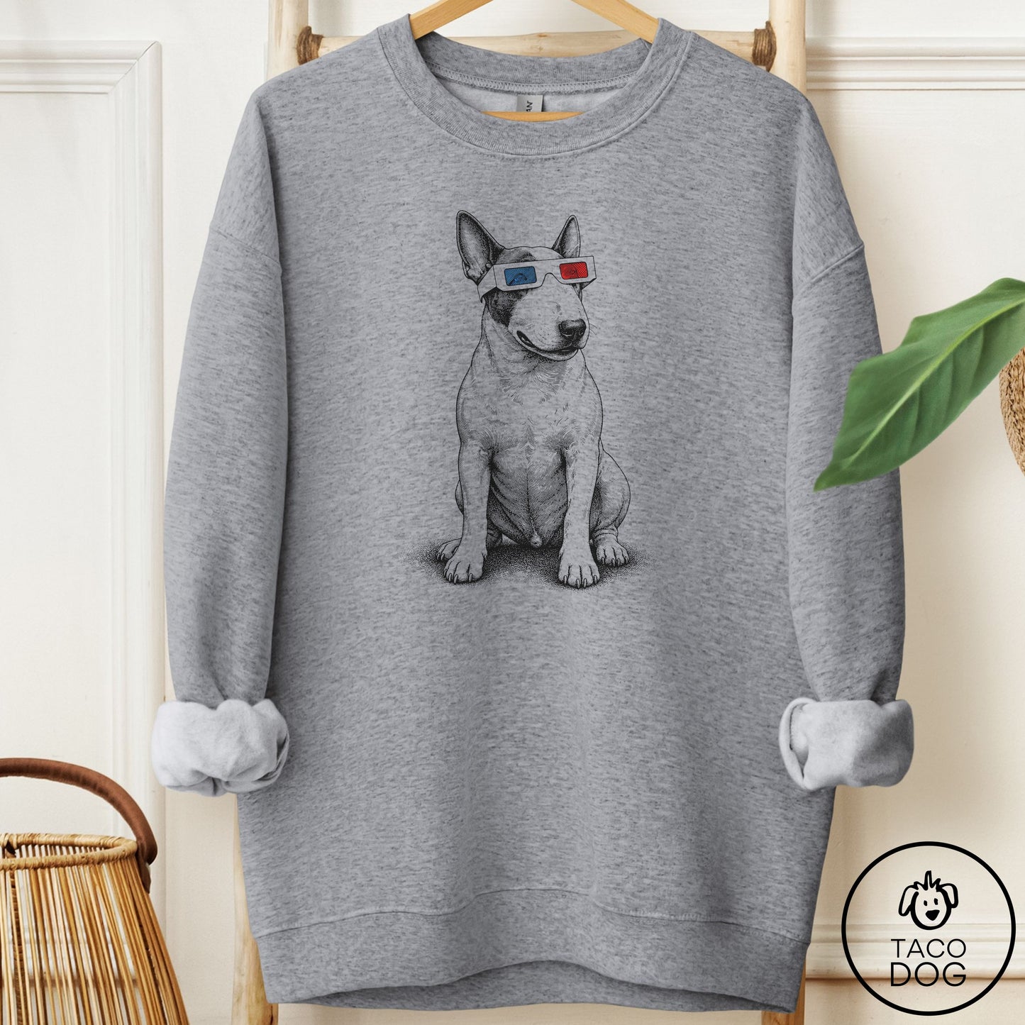 Bull Terrier 3d Sweatshirt
