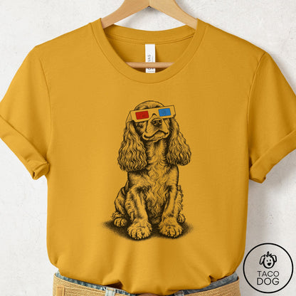 Cocker Spaniel 3d T-Shirt Mustard Taco-Dog