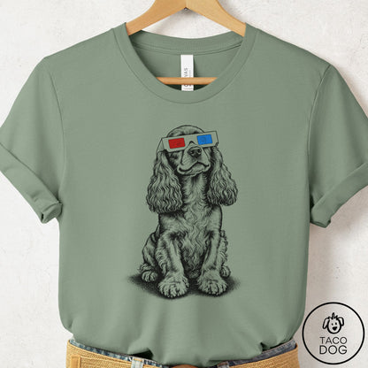 Cocker Spaniel 3d T-Shirt Sage Taco-Dog