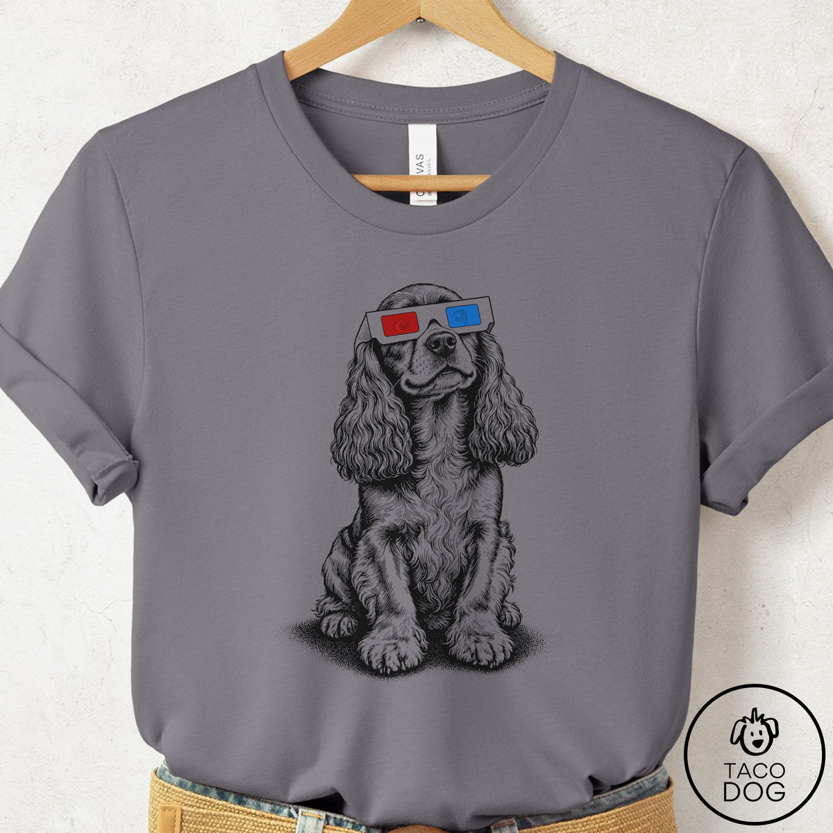 Cocker Spaniel 3d T-Shirt Storm Taco-Dog