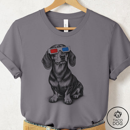 Dachshund 3d T-Shirt Storm Taco-Dog