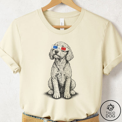 Doodle 3d T-Shirt Natural Taco-Dog