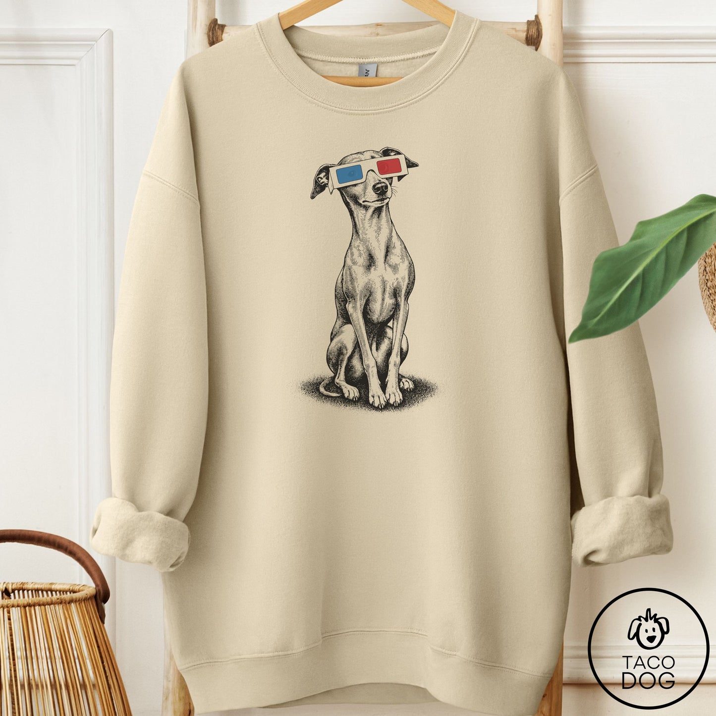 Italian Greyhound Whippet 3d Sweatshirt