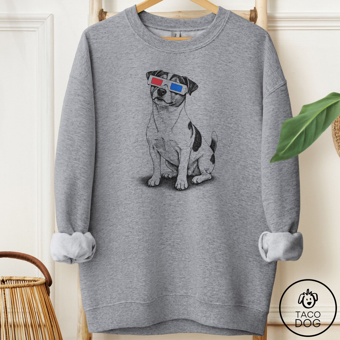 Jack Russell 3d Sweatshirt