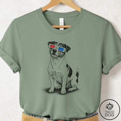 Jack Russell 3d T-Shirt Sage Taco-Dog