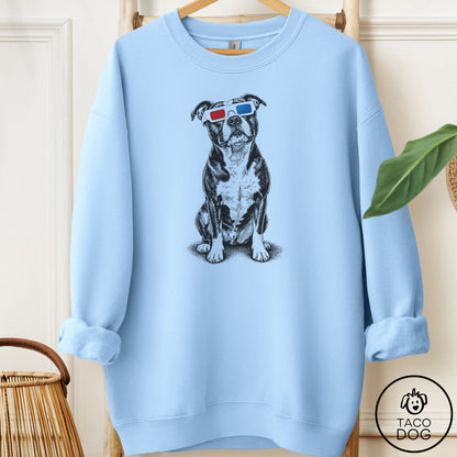 Pitbull 3d Sweatshirt