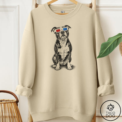 Pitbull 3d Sweatshirt