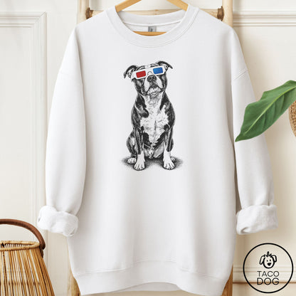 Pitbull 3d Sweatshirt