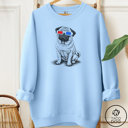 Pug 3d Sweatshirt