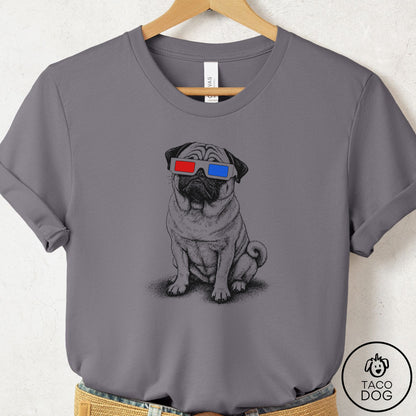 Pug 3d T-Shirt Storm Taco-Dog