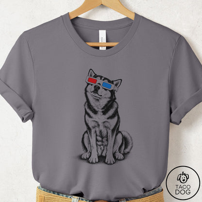 Husky 3d T-Shirt Storm Taco-Dog
