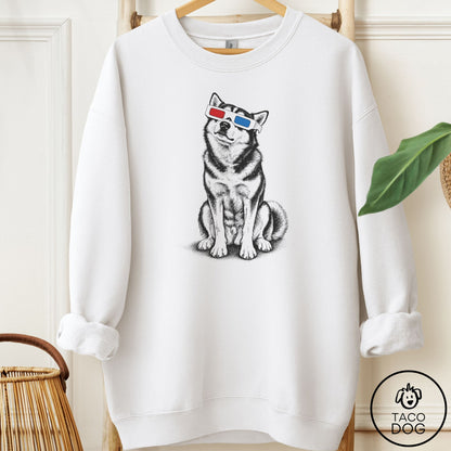 Husky 3d Sweatshirt
