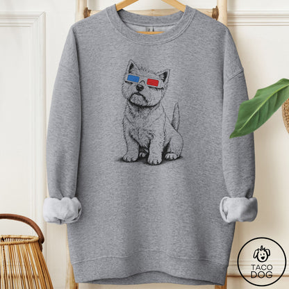 Westie 3d Sweatshirt