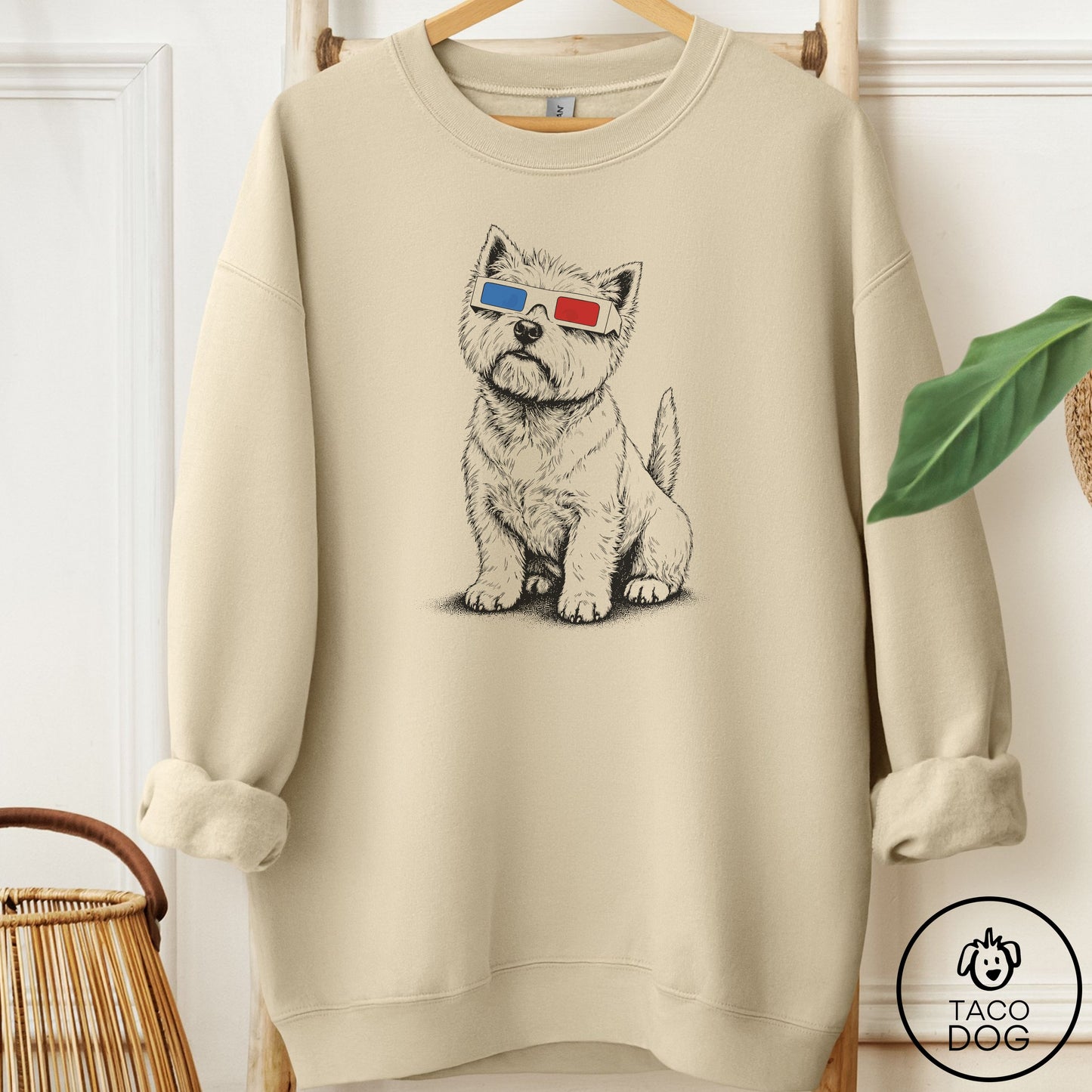 Westie 3d Sweatshirt