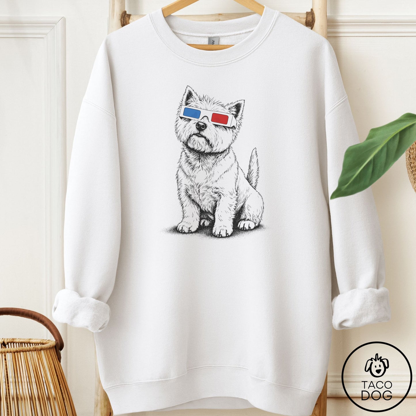 Westie 3d Sweatshirt