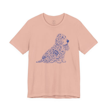 Basset Hound Toile T-Shirt
