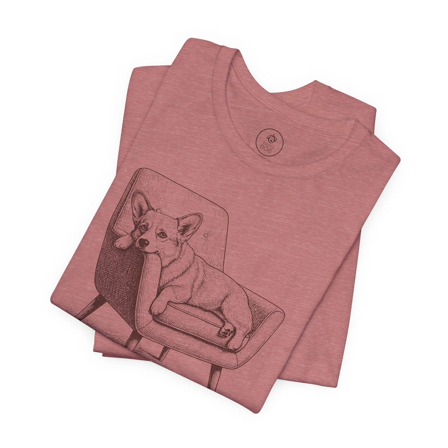 Corgi Occupied T-Shirt Taco-Dog