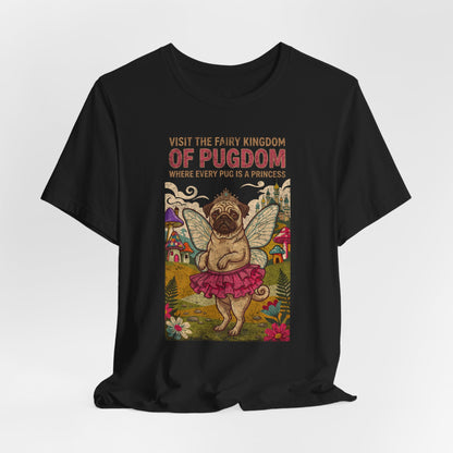 Pug Fairy Kingdom T-Shirt Taco-Dog