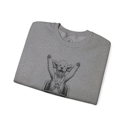 Poodle Roller Coaster Sweatshirt Taco-Dog