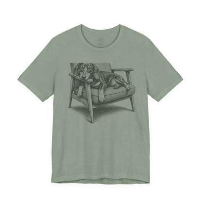 Dachshund Occupied T-Shirt Sage Taco-Dog