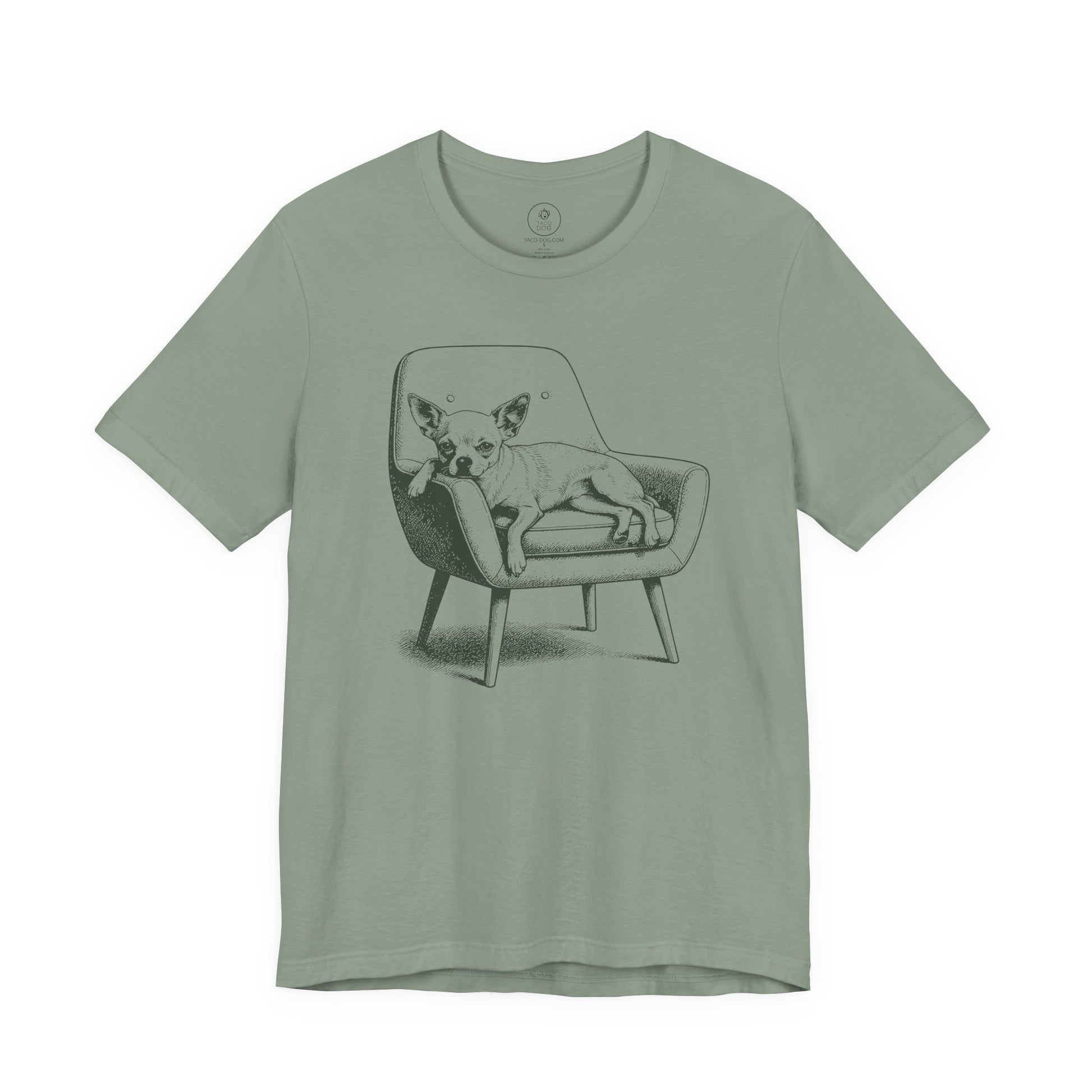 Chihuahua Occupied T-Shirt Sage Taco-Dog