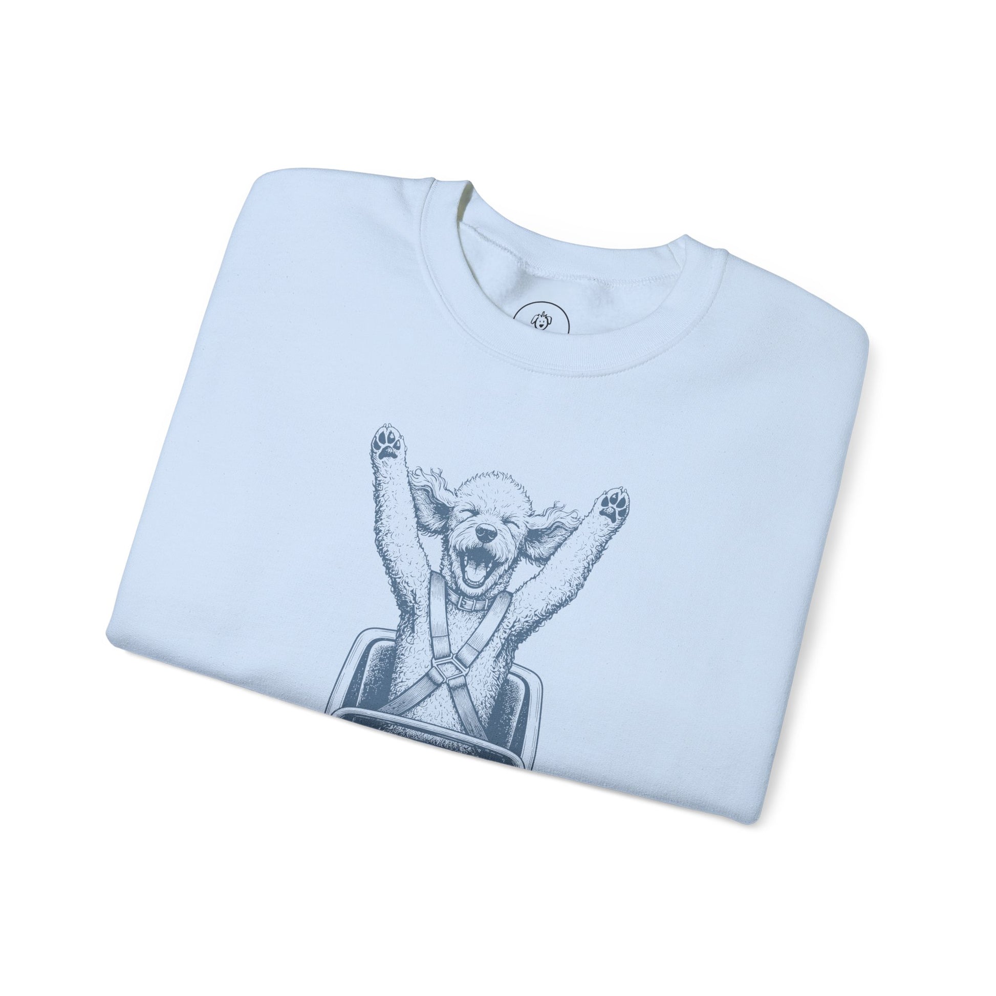 Poodle Roller Coaster Sweatshirt Taco-Dog