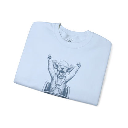Poodle Roller Coaster Sweatshirt Taco-Dog