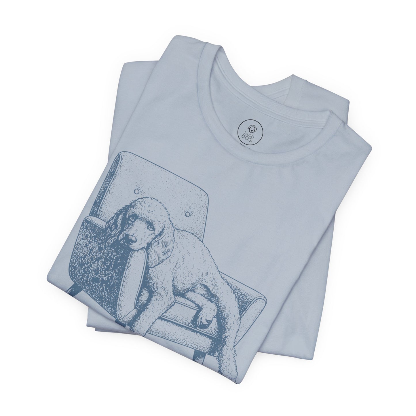 Poodle Occupied T-Shirt Taco-Dog