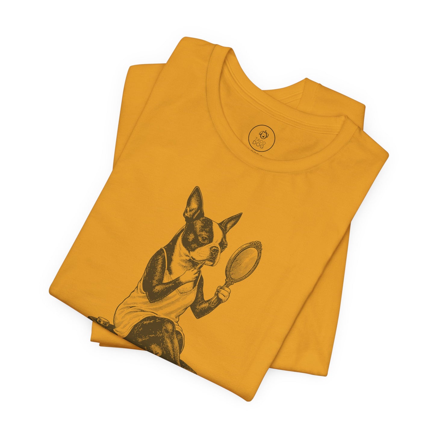 Boston Terrier Makeup T-Shirt