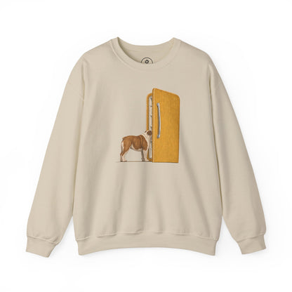English Bulldog Refrigerator Sweatshirt Taco-Dog