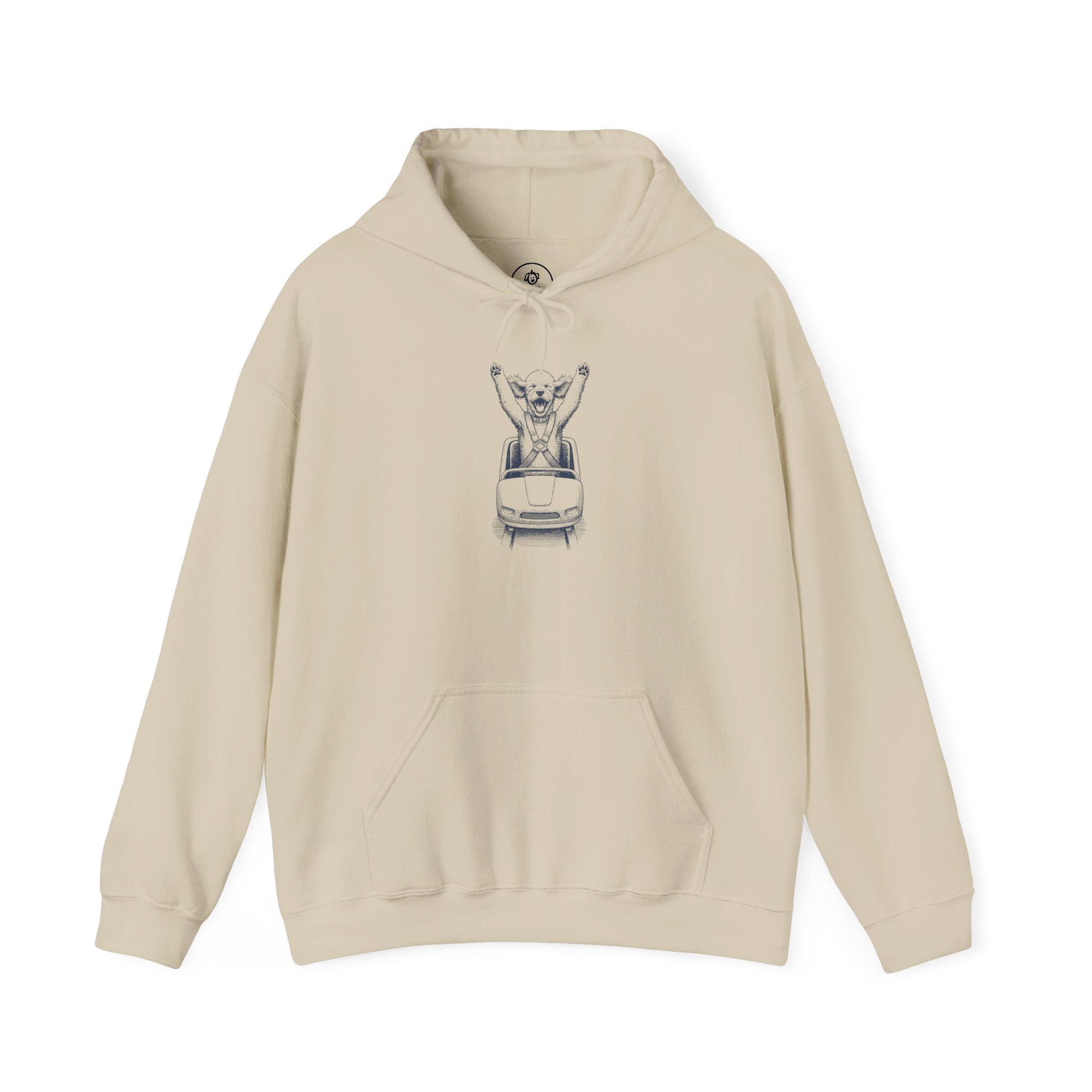 Poodle Roller Coaster Hoodie Sand Taco-Dog
