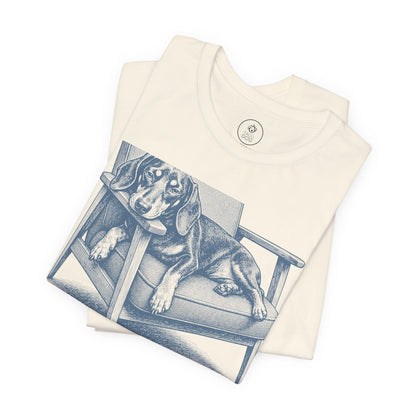 Dachshund Occupied T-Shirt Taco-Dog