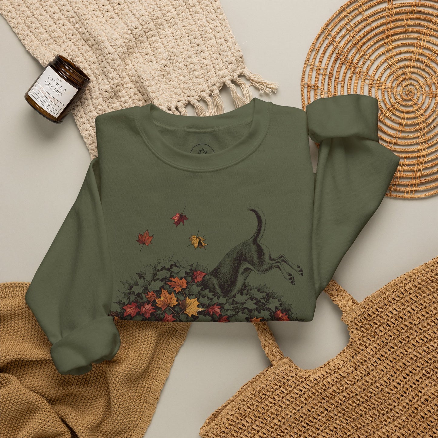 Chihuahua Leaf Jump Sweatshirt