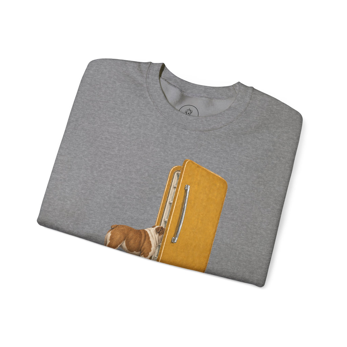 English Bulldog Refrigerator Sweatshirt Taco-Dog