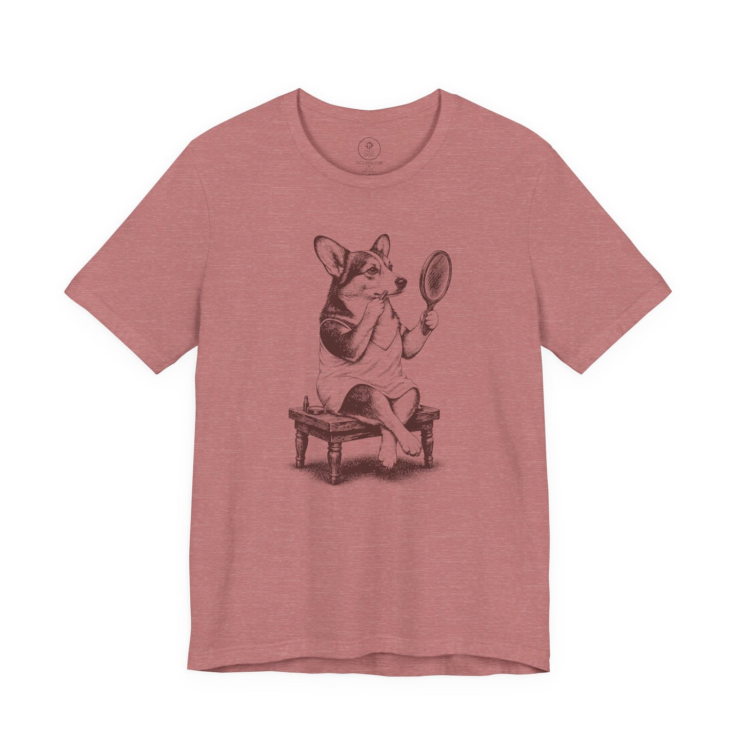 Corgi Makeup T-Shirt