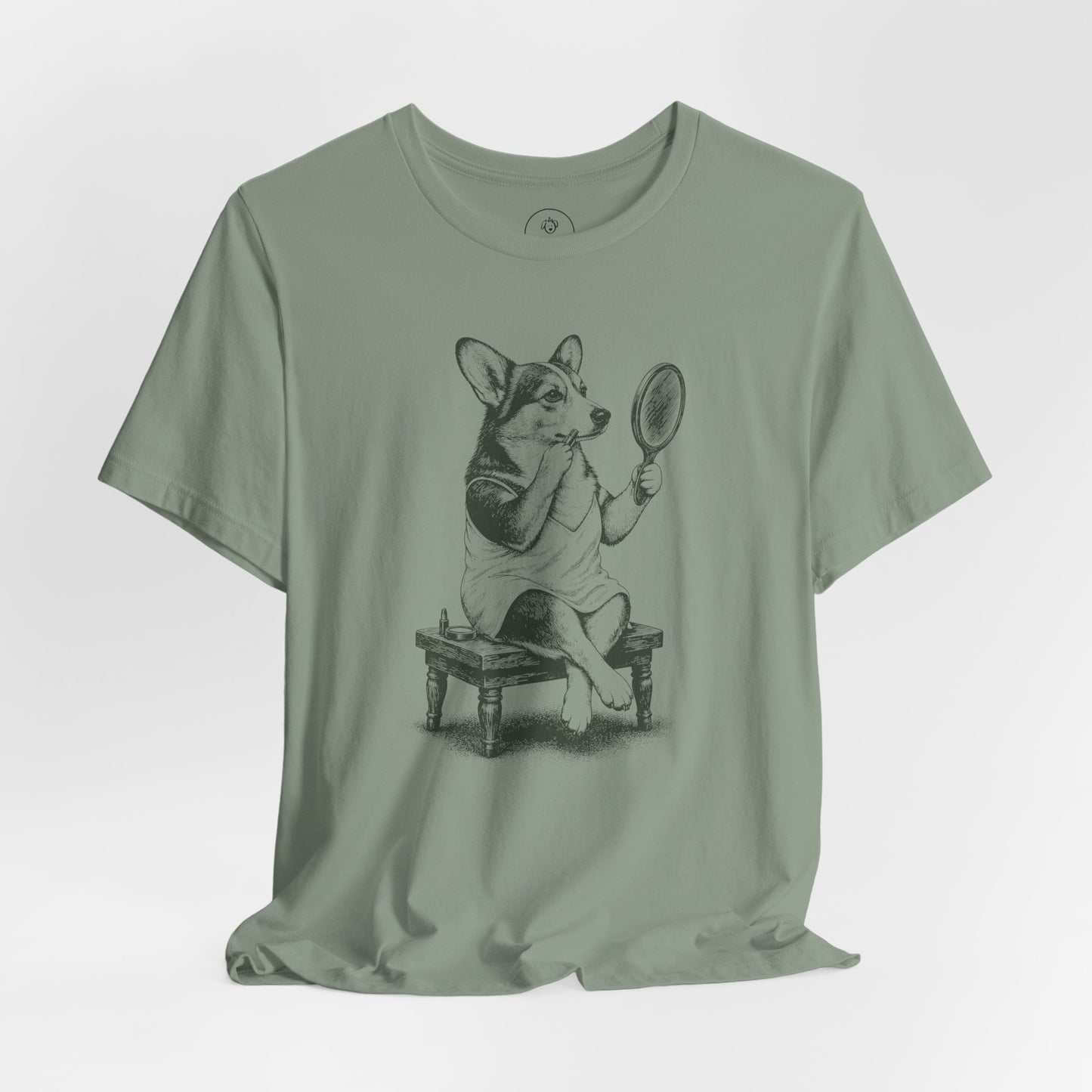Corgi Makeup T-Shirt