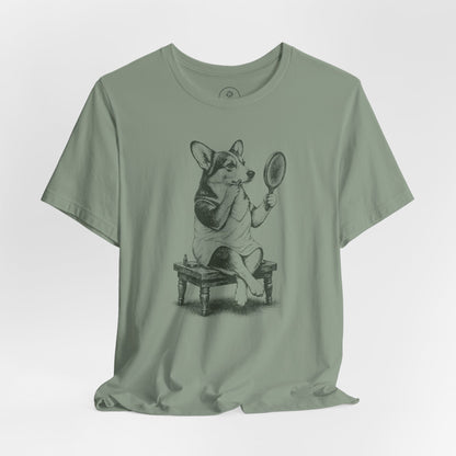 Corgi Makeup T-Shirt