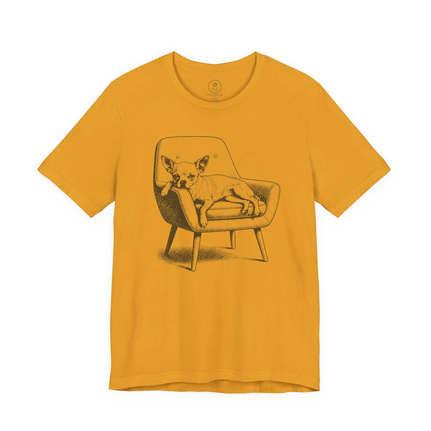 Chihuahua Occupied T-Shirt Mustard Taco-Dog